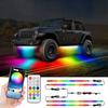 Światło Led Pod Samochód 120Cm Rgb Elastyczna Taśma Neon 30W App