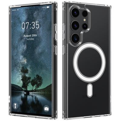 MagSafe magnetický akrylový TPU kryt na telefon