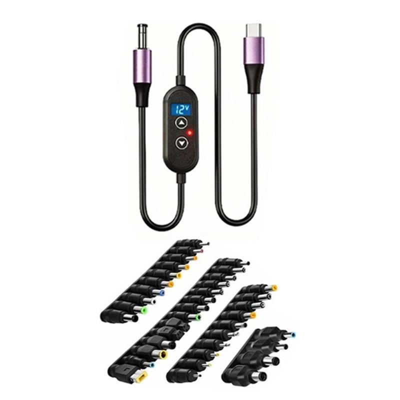 Fast Speed 140W Type C Male To DC5525 5521 Power Supply Cord For Efficient Charging Of Various Devices