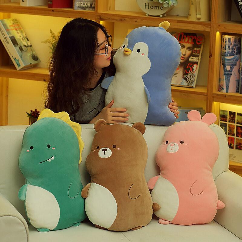 Dinosaur Rabbit Cute Bear Plush Toy Cartoon Girls Children Festive Gift Dolls
