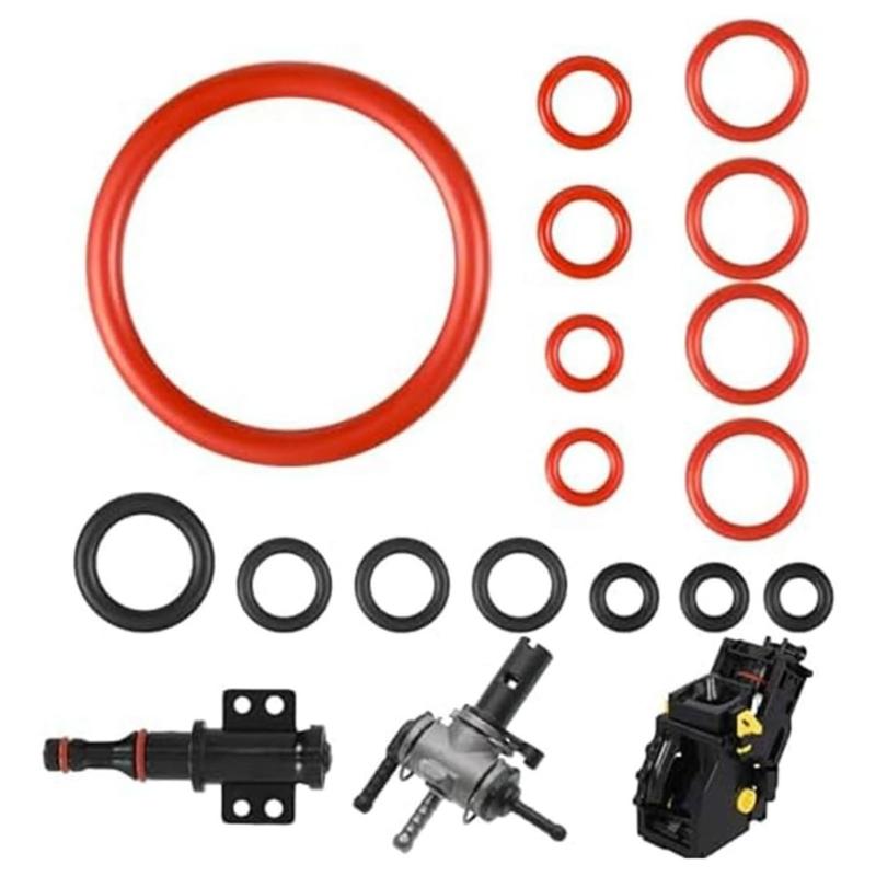 Pack of 30 Universally Coffee Machine Repair Set Silicone Sealing Rings Silicone Texture Easy Installation for Coffee