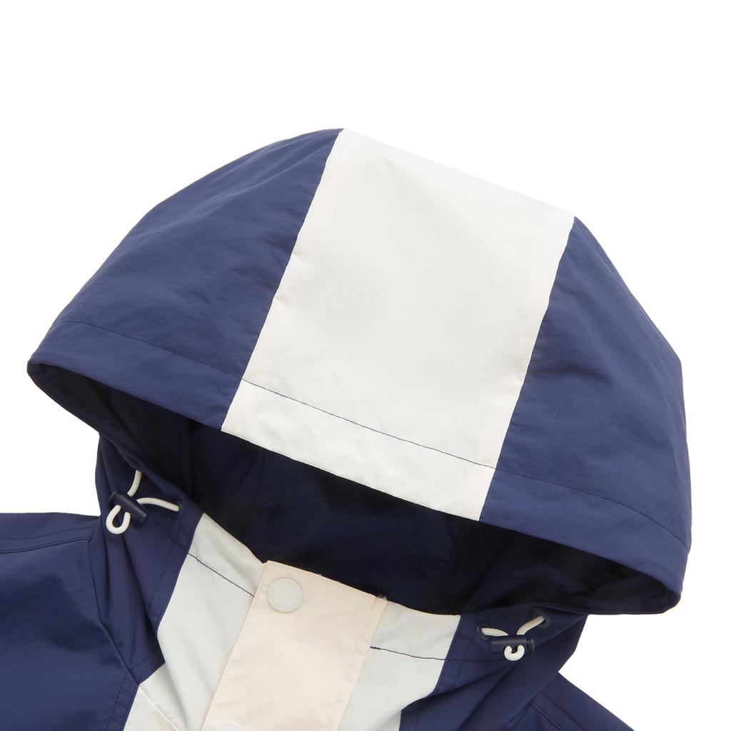 Li-Ning Lace Leaf Water-Repellent Windbreaker With Hood Unisex Outerwear Deep-Navy Cream AFDU927-2