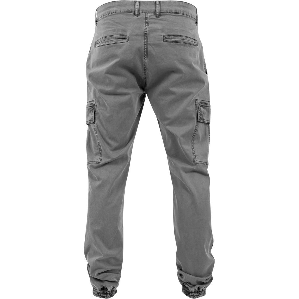 Urban Classics Mens Twill Washed Cargo Trousers