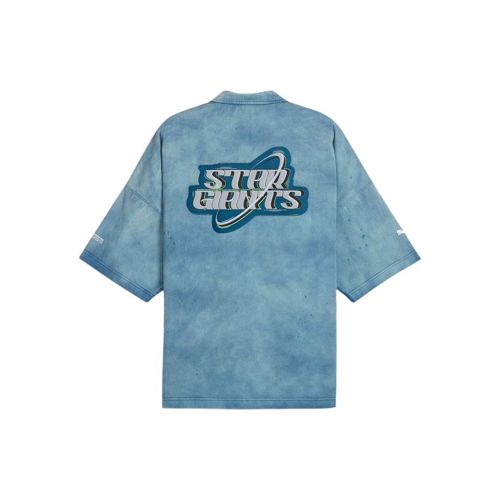 New PUMA X Mercedes AMG Petronas F1® Team X Mad Dog Jones SS24 Shirt Men's Ocean Blue 623701-07