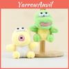 Adorable Plush Dinosaur Keychain With Big Eyes Soft And Cute Cartoon Design