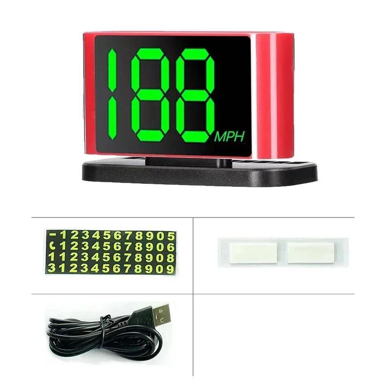 

Область для автомобиля грузовик внедорожник мотоцикл новый автомобиль HUD проекционный дисплей GPS цифровой спидометр светодиодный дисплей с большим шрифтом дисплей номера телефона