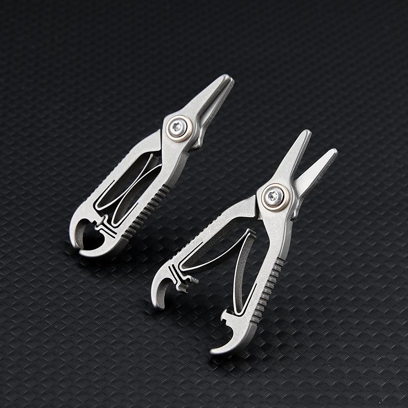 Titanium Alloy Mini Nose Hair Scissors - Round Tip, Unisex Trimmer for Nose Hair, Beard, and Eyebrows.