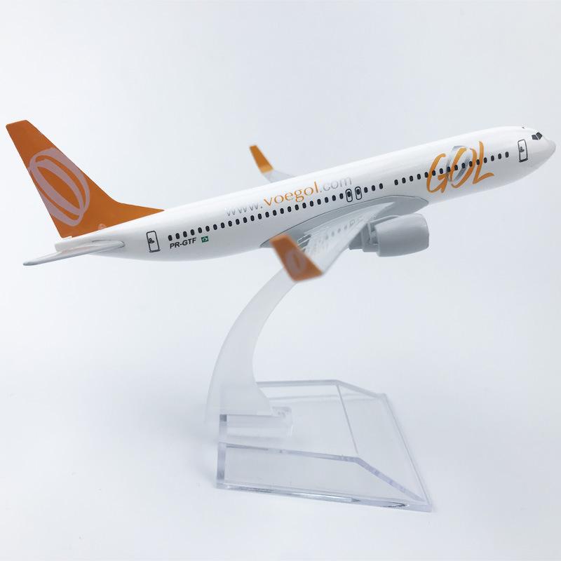 

16cm Alloy Airplane Model Brazil Gore Collectible With Landing Gear Children s Toy Gift