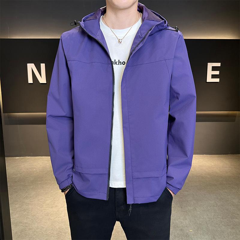 Jacket Men's Color Blocking 2025 Autumn and Winter New Men's Youth Windproof Fashion Casual Top Jacket Trend
