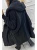 2024 Autumn/Winter European & American Women's Plush Loose Hooded Jacket Coat