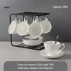 HANDUNYOU Europäischer Stil Kaffeetasse und Untertasse Set mit Ständer