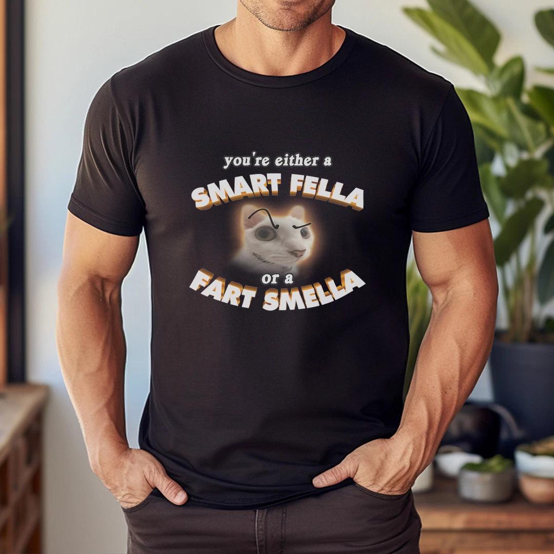 

You Re A Smart Fella Or A Fart Smella T-Shirt 4XL