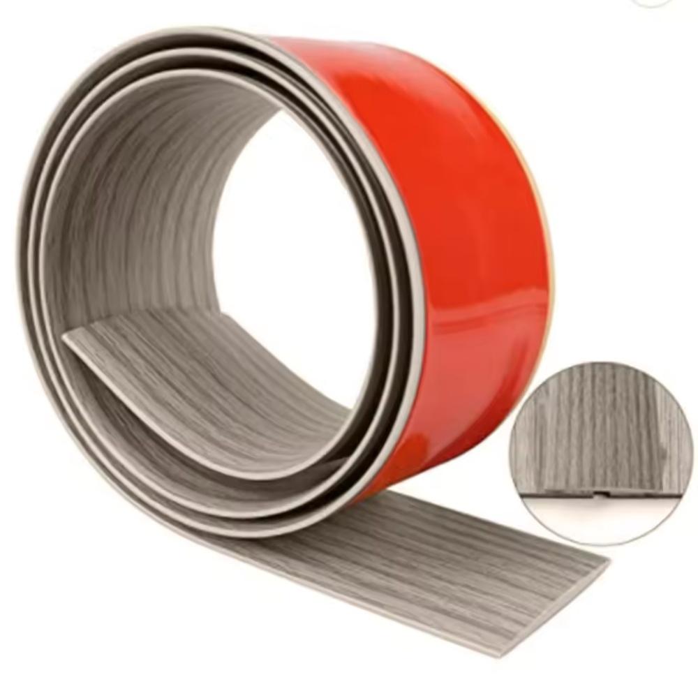 1 шт. 5 см / 1,96 дюйма Самоклеящаяся напольная переходная планка Порог двери Разделительная планка для ламината ПВХ Соединитель для пола Фурнитура для пола 1mX5cm