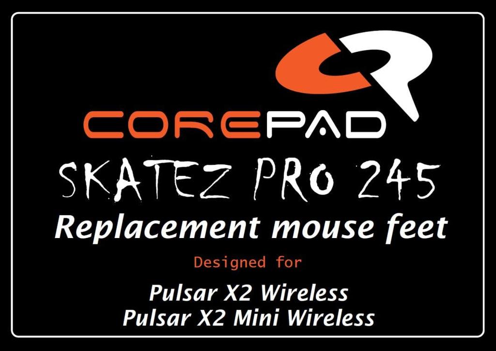 Corepad Scatez PRO Pulsar X2 & X2 MiniPulsar X2V2 & X2V2 MiniPulsar X2A & X2A MiniPulsar X2H & X2H Mini Mouse Sole 2set (PRO)