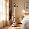 Vertical Garment Steamer, 1.4L Water Tank, 1950W, Adjustable Telescopic Pole with Wheels