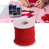 0.8mm Red Elastic String 328ft Length Cuttable High Strength Braclet String Necklace String for Jewelry Making