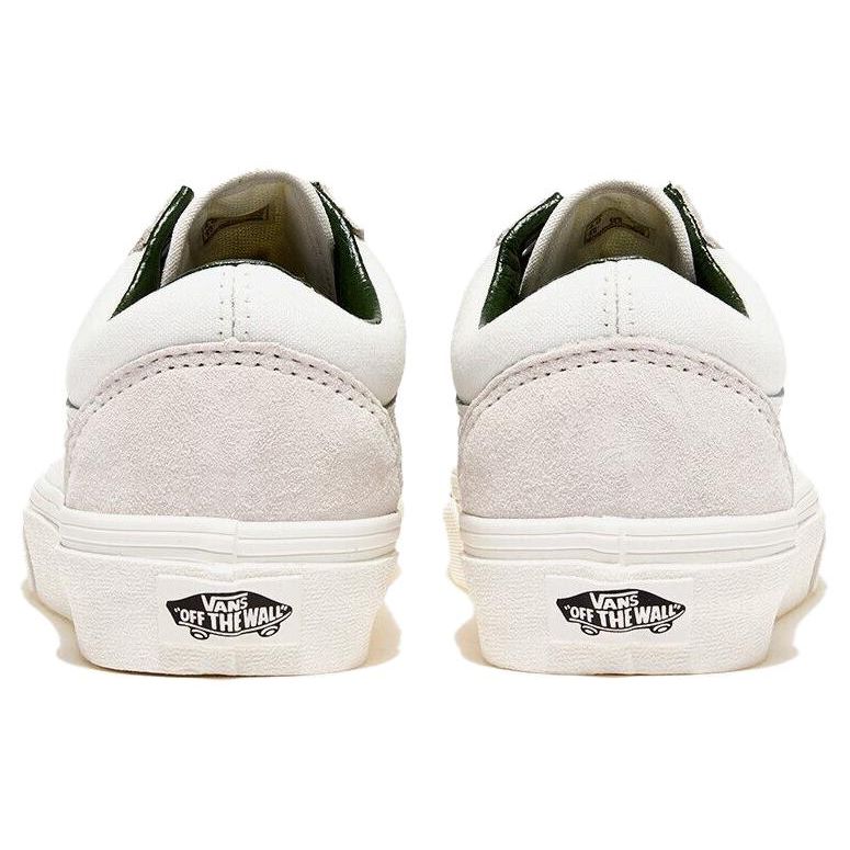 Vans Old Skool White Green Unisex Sneakers VN0007NTWGR