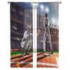 Sports Baseball Pitch Athlete Curtain For Living Room Transparent Tulle Curtains Window Sheer For The Bedroom Accessories Decor