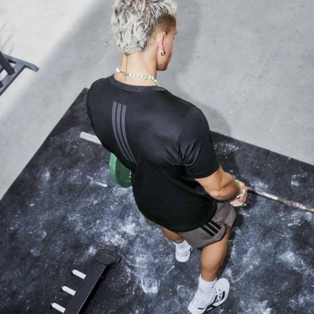 Adidas Climalite Training Tee 3 Stripe D4t A3XL(115)