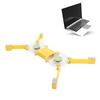 Laptop Cooling Pad USB Foldable Radiator Cooler Stand Light Portable with AntiSkid Mount(Jaune )