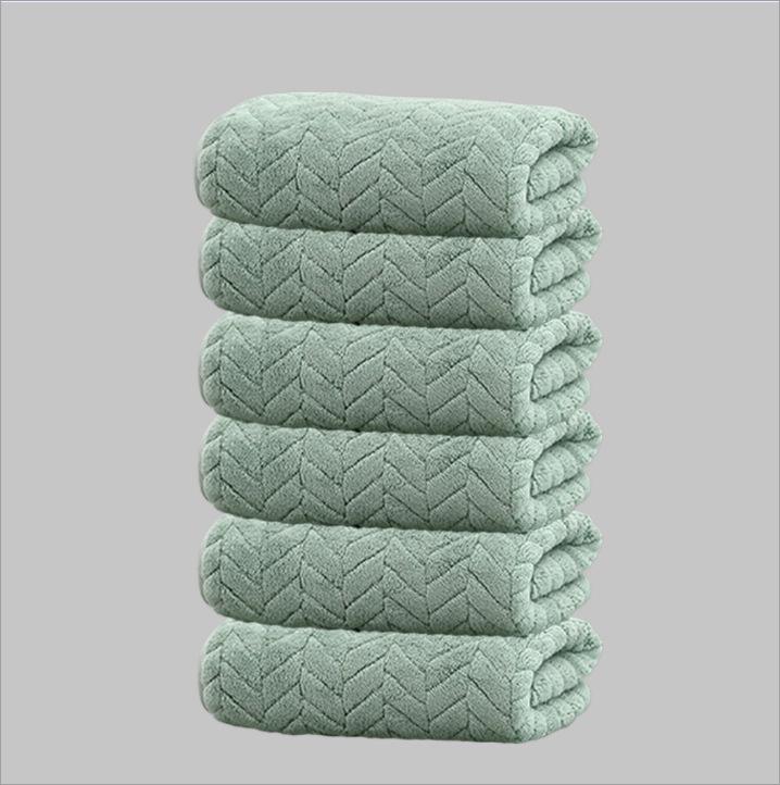 Coral Fleece Double-Sided Quick Dry Towels for Home - Mother-Child & Couple Set