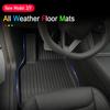 Floor Mats for Tesla Model Y Juniper 2025 2026 All Weather Front Rear Cargo Liner Second Row Seat Back Pad Trunk Mat Accessories