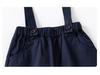 Festliches Jungen-Set: Langarmhemd & Latzhose für Einjährige - Perfekt für Herbst-/Frühlingsbankette & Aufführungen