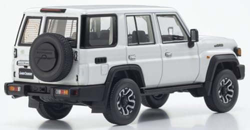 Kyosho 1/43 Scale Toyota Land Cruiser 70 KS03928W Super White II Finished Product