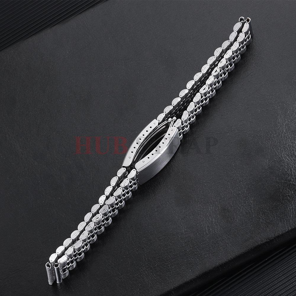 Stainless Steel Watchband 12mm 14mm 16mm 18mm 20mm 22mm for Omega for Seiko Strap Men Adjustable Folding Buckle Watch Accessory