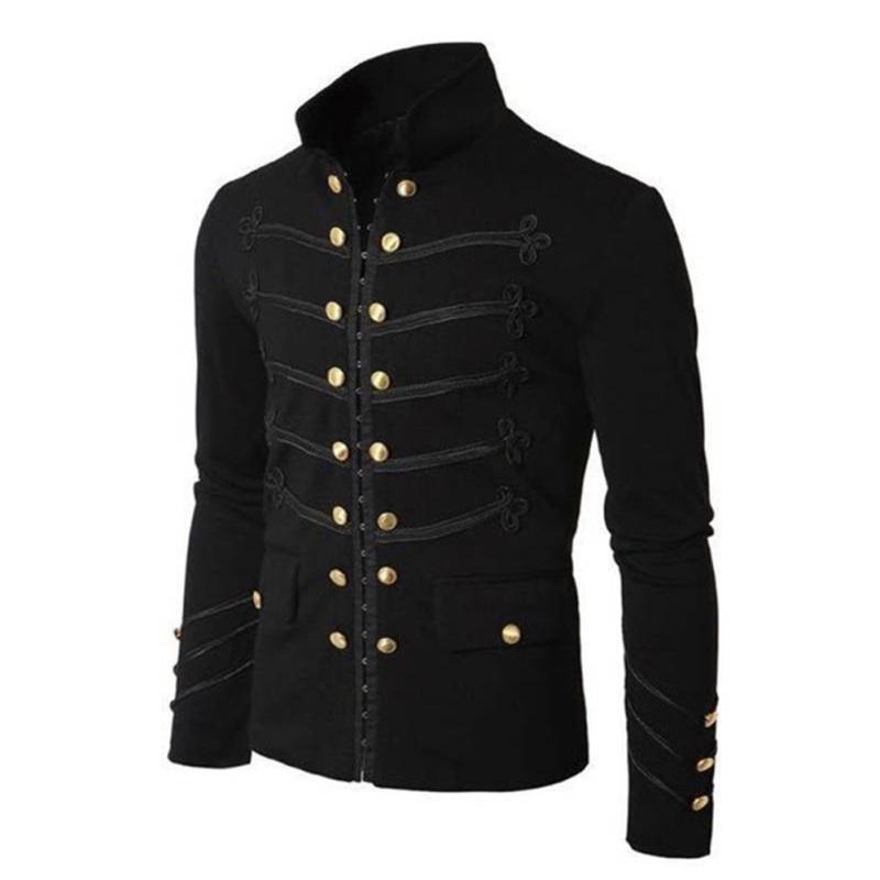 Men Vintage Military Jacket with 