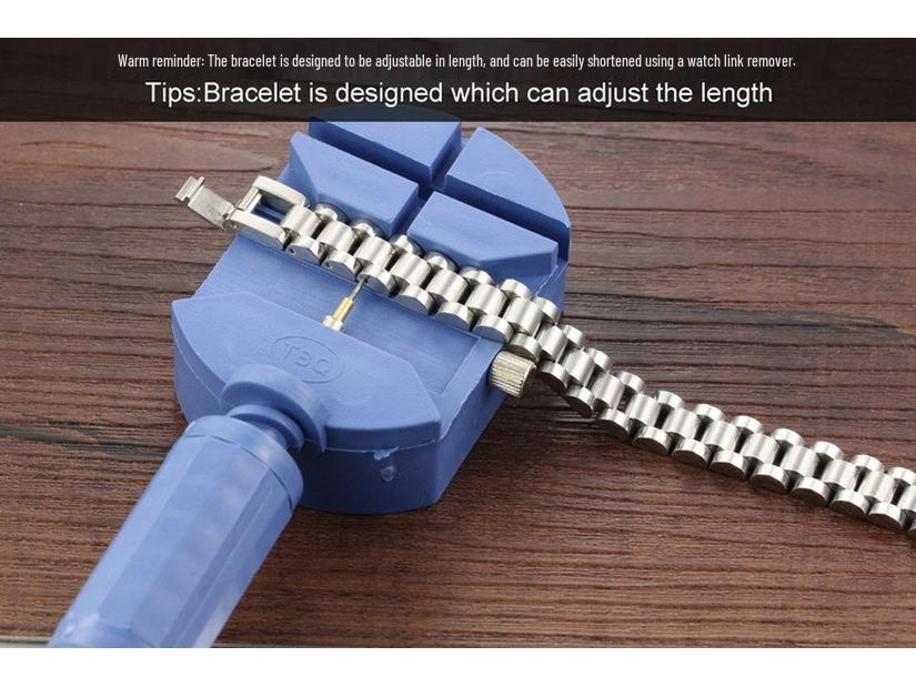 Japanese & Korean Style Men's Black Stainless Steel Engravable Bracelet