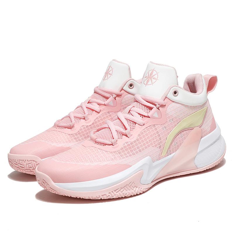 Summer basketball shoes, rubber soles with ringing and breathable actual combat shoes, student competition sports shoes, new models 38