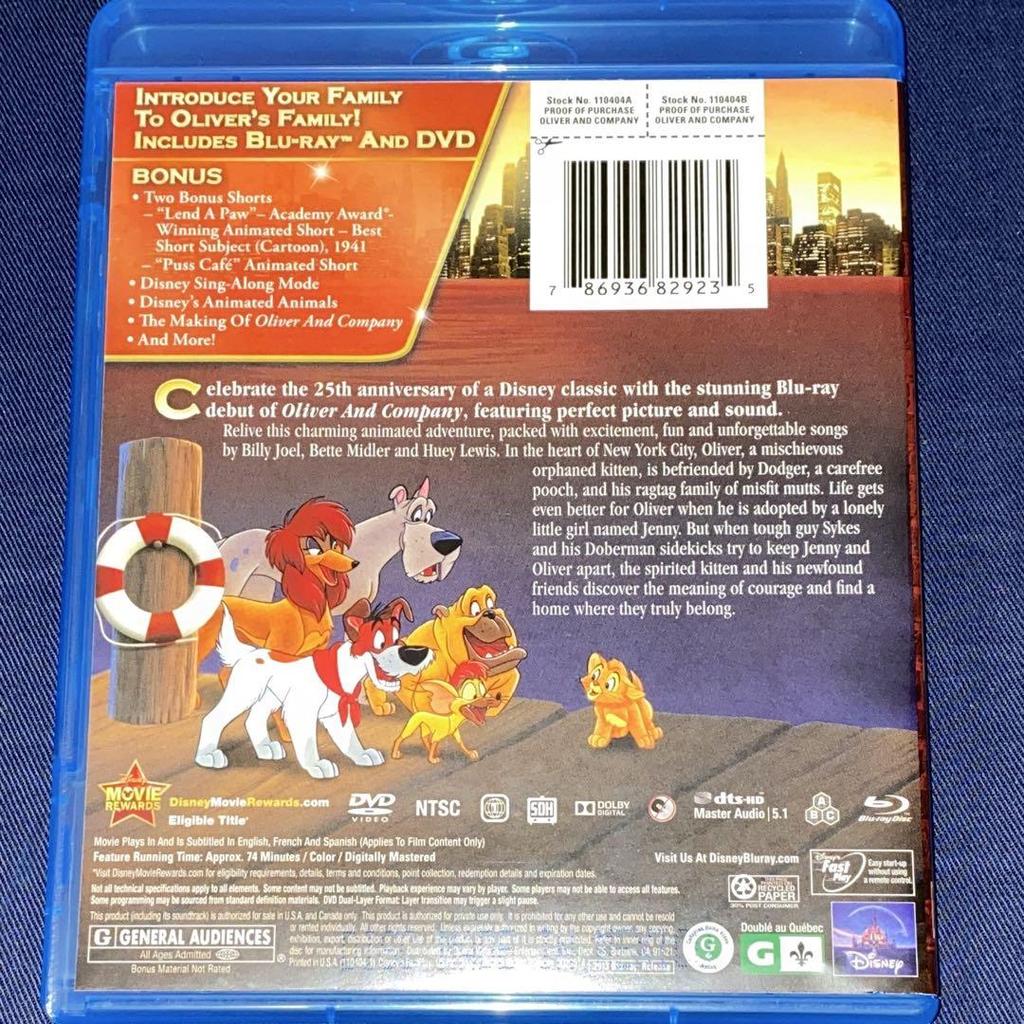 [USED] Oliver the Cat (1988, USA) Blu-ray & DVD