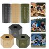 Camping Gas Can Case Anti-Fall Gas Canister Protective Cover Metal Fuel Cylinder Storage Case for Outdoor Camping