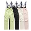 Kids' Waterproof & Windproof Ski Pants with Straps - Thickened, Warm Outdoor Gear for Boys & Girls