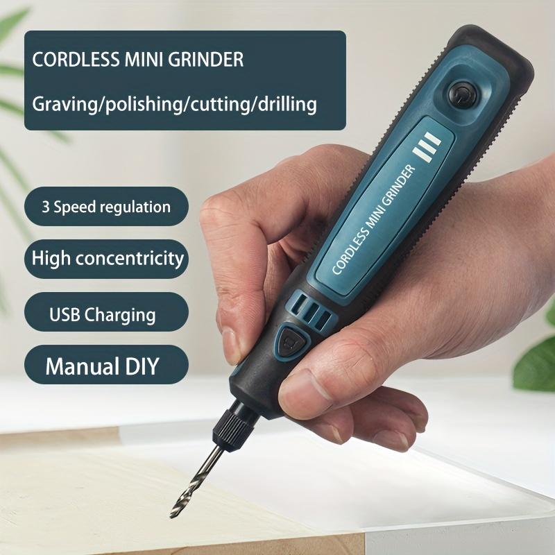 1 Set DIY Home Mini Electric Grinder, Small Handheld Electric Engraving Machine, Artificial Jade Engraving Polishing Machine