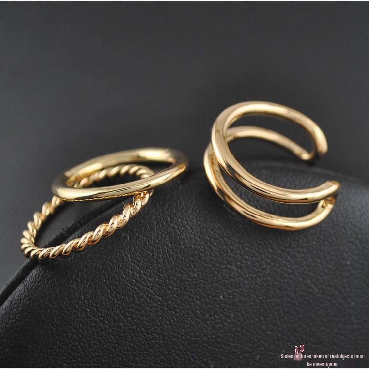 

Богемный этнический набор винтажных колец на фаланги с ромбами и драгоценными камнями для женщин (7-частный)