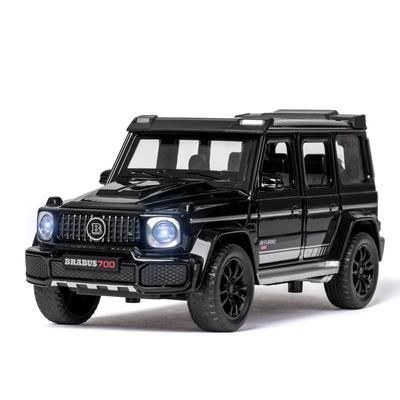 1:32 Scale G700 Diecast Metal Toy Car, Model Vehicle SUV New High Simulation Sound And Light Pull Back Car Collection Kids Toys Gifts