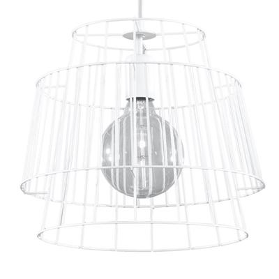 Hanging Lamp Gate 1 E27 White Sollux Sl.0662