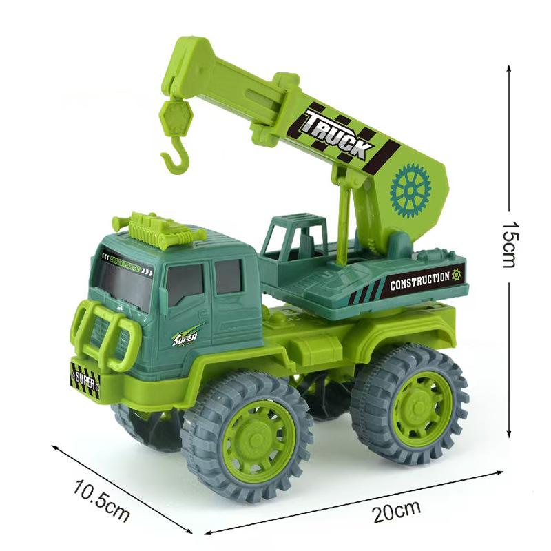 

Children S Educational Large Simulation Construction Vehicle Excavator Mixer Truck Sliding Toy Car Drop-Resistant Boy Gift