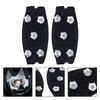 2pcs Ice Cleats 5 Teeth Ice Gripper Spike Anti-Slip Lightweight Hiking Crampons Ice Shoes Grippers Traction Climbing Cleats