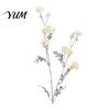 Lifelike Faux Botanicals Artificial Camellia Flowers, Realistic Fake Silk Bendable Stem Blooms Flower Stems for Home Vase Floral Arrangement