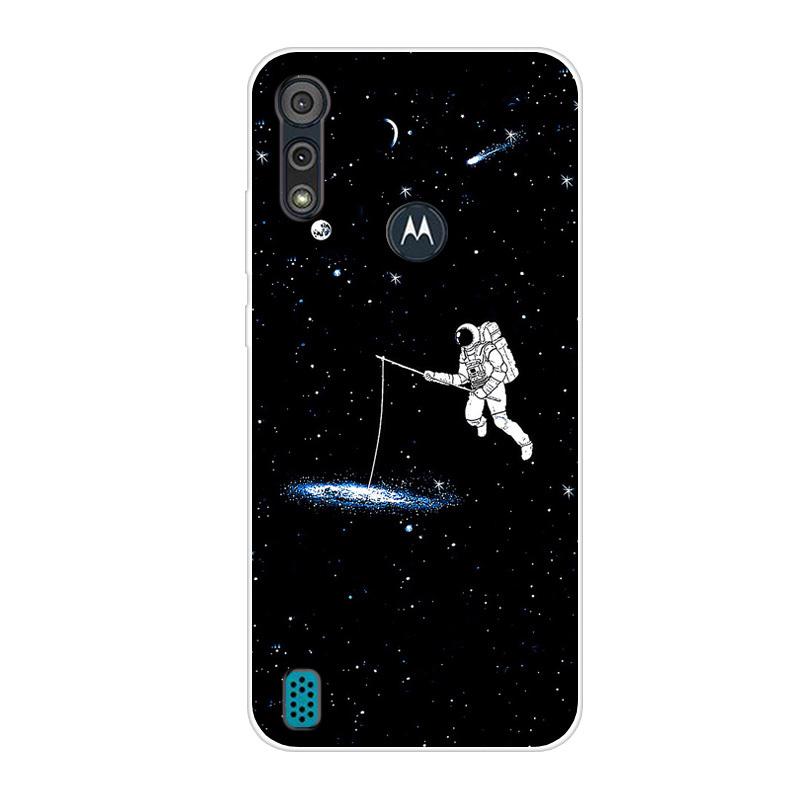 Pro Motorola Moto E6S 2020 Pouzdro Nárazuvzdorné Měkký Silikon TPU Zadní Kryt Pro Moto E6S 2020 E6i Pouzdra na Telefon E 6S Pouzdro Roztomilý Kreslený