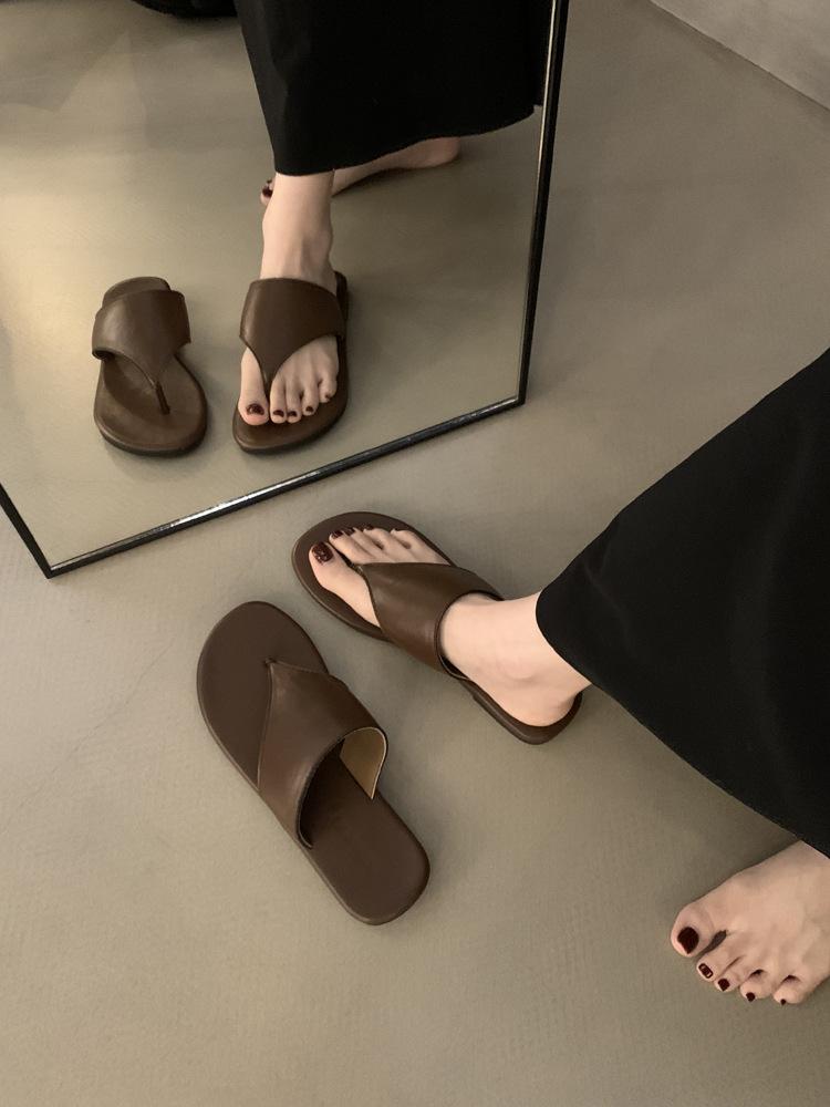 Platform slippers women's summer wear 2025 new fashion beach flip-flops women's sandals casual flip-flops sandals