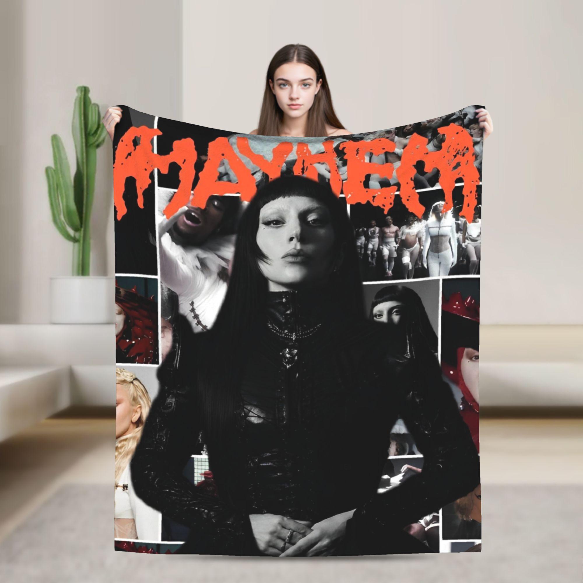 

Lady Gaga Mayhem Abracadabra Knitted Blankets Fleece Lady in Red Super Warm Throw Blankets for Bed Bedspread 75x90cm