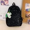 Schoolbag1011 New Ins Academy Wind Backpack Female Korean Gypsy Star Large Capacity Literary Backpack for Junior and Senior High School Students