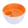 Dual Chamber Pistachio Bowl with   Container 3D Printed 2 In 1 Snack   for Nut Serving Built In Trash Compartment