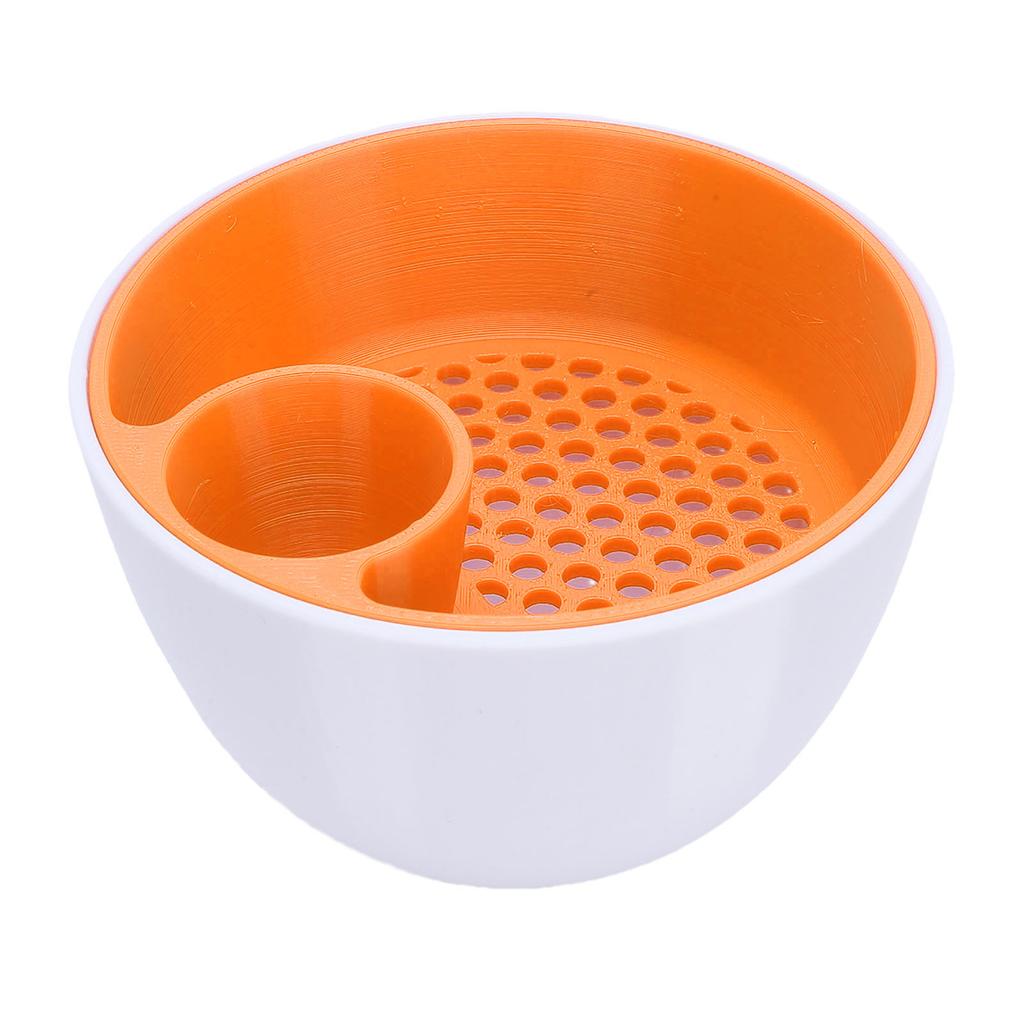 Dual Chamber Pistachio Bowl with   Container 3D Printed 2 In 1 Snack   for Nut Serving Built In Trash Compartment