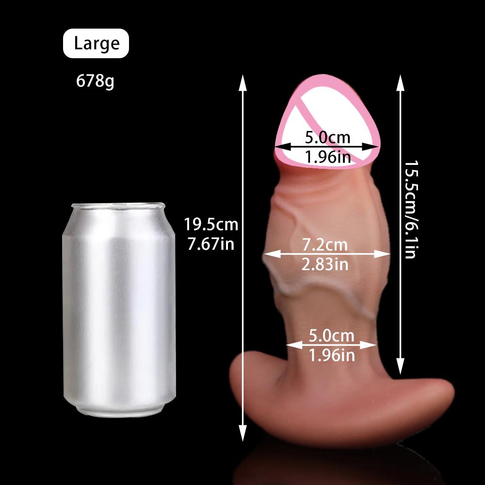 SML Anal Dildo Plug Sex Shop Women Men Realistic Glans Penis Wear Butt Plug Silicone Sex Toys Anal Plug Masturbators 18+