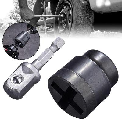 Autokrikadapter Krikdopadapters voor Handboormachine Roestbestendig Convertergereedschap Wisselhulpstukaccessoires voor Autoreparatie